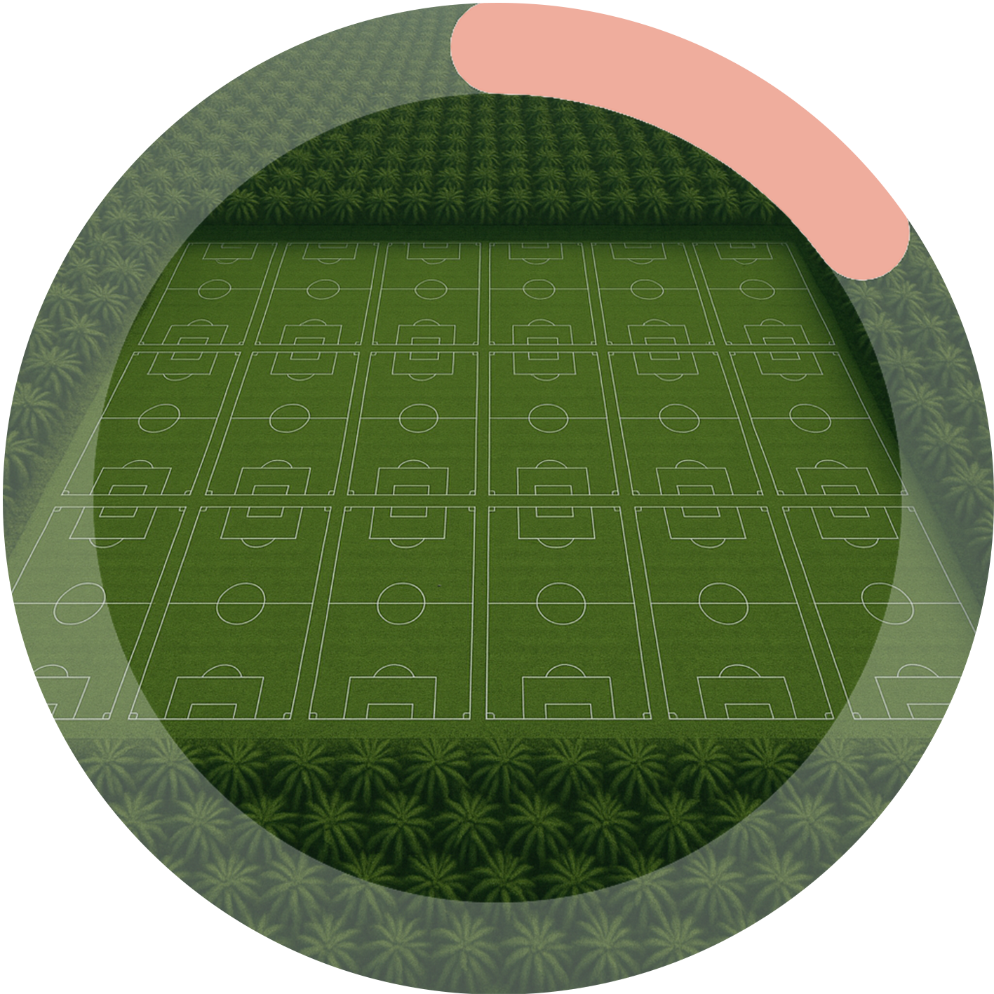 100 500 Football fields
